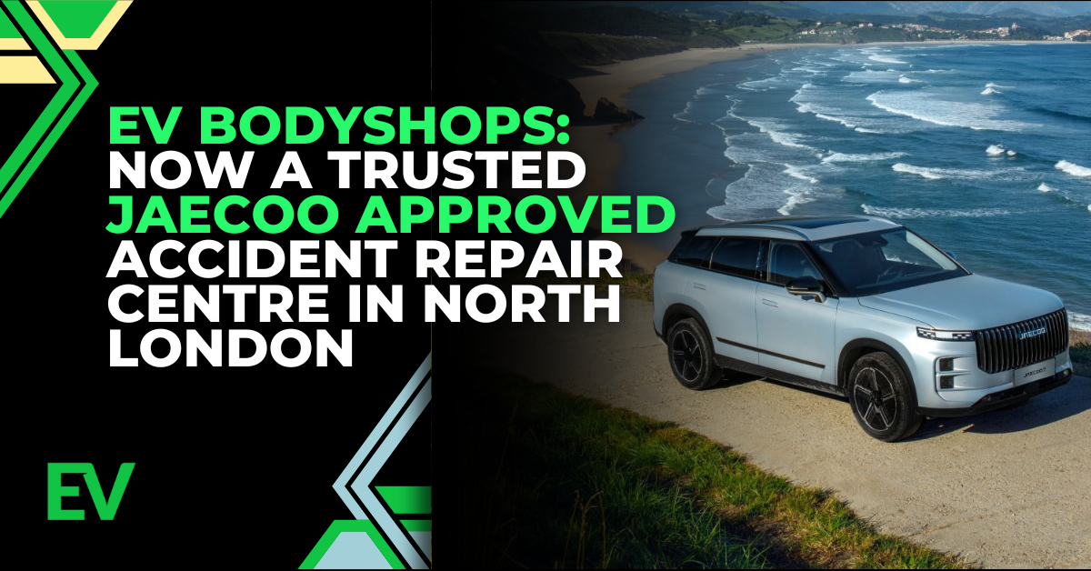 Trusted Jaecoo Approved Accident Repair Centre in North London - EV Bodyshops