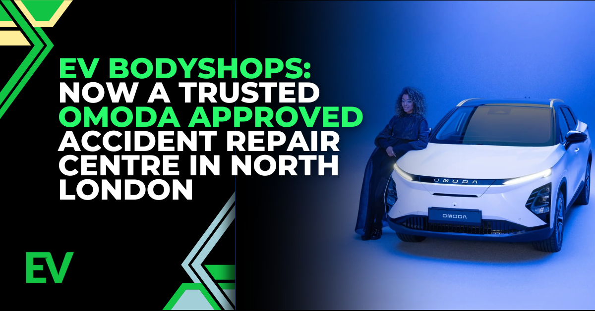 Trusted Omoda Approved Accident Repair Centre in North London - EV Bodyshops